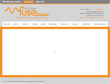 Tablet Screenshot of fuseservices.co.uk